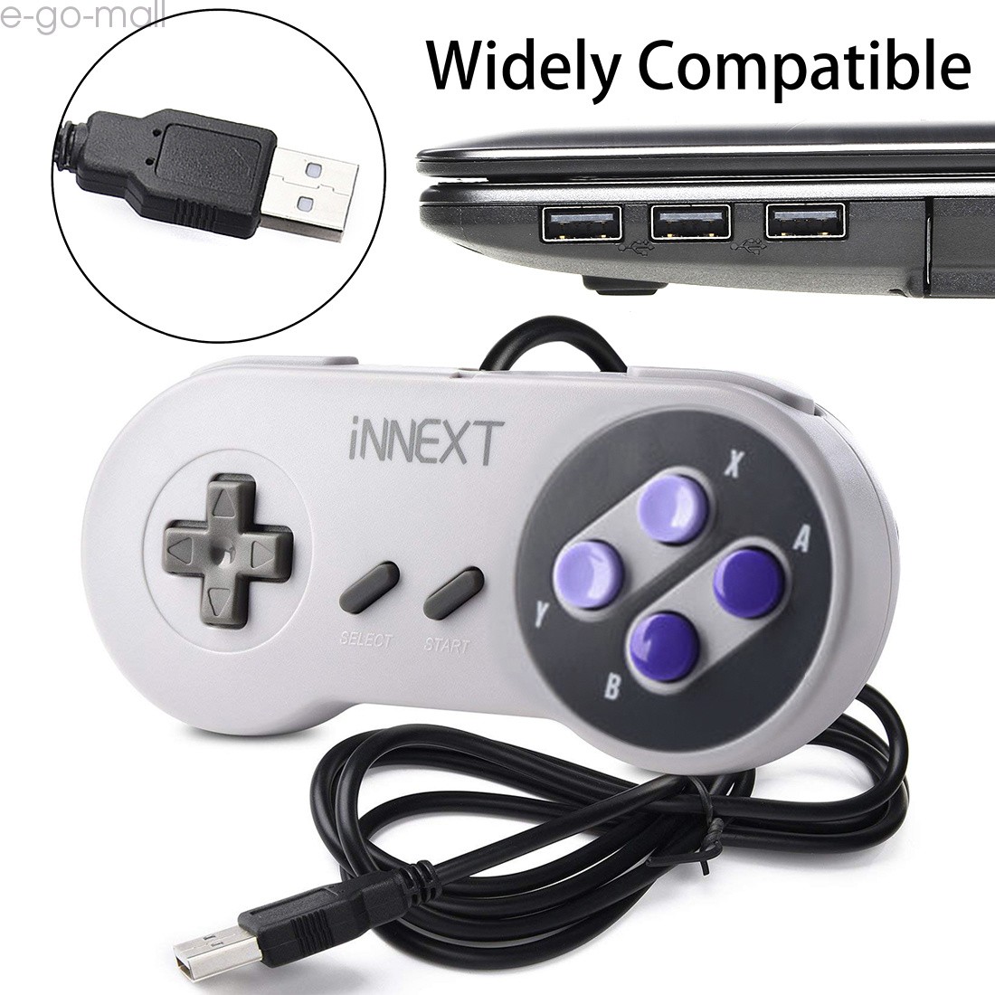 SNES USB Controller GamePad for Windows PC MAC Linux Raspberry Pi 3 Sega Genesis