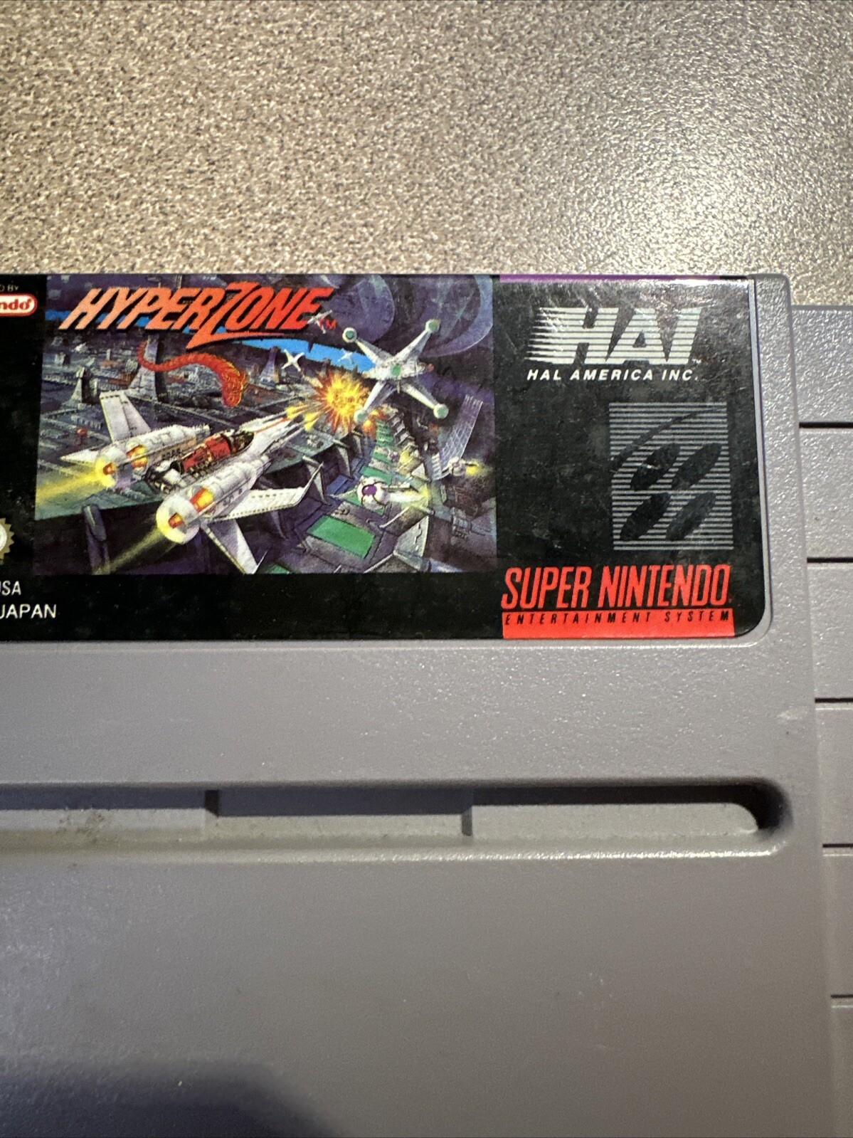 HyperZone (Super Nintendo Entertainment System, SNES, 1991) Authentic Tested