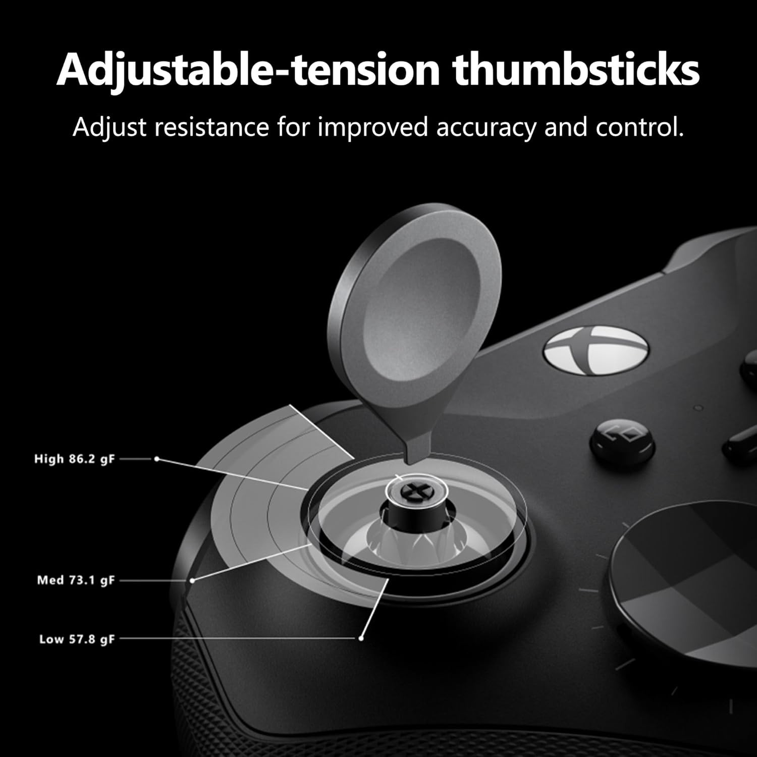 Xbox Wireless Gaming Controller | Elite Series 2 Core | Translucent Black | Cons