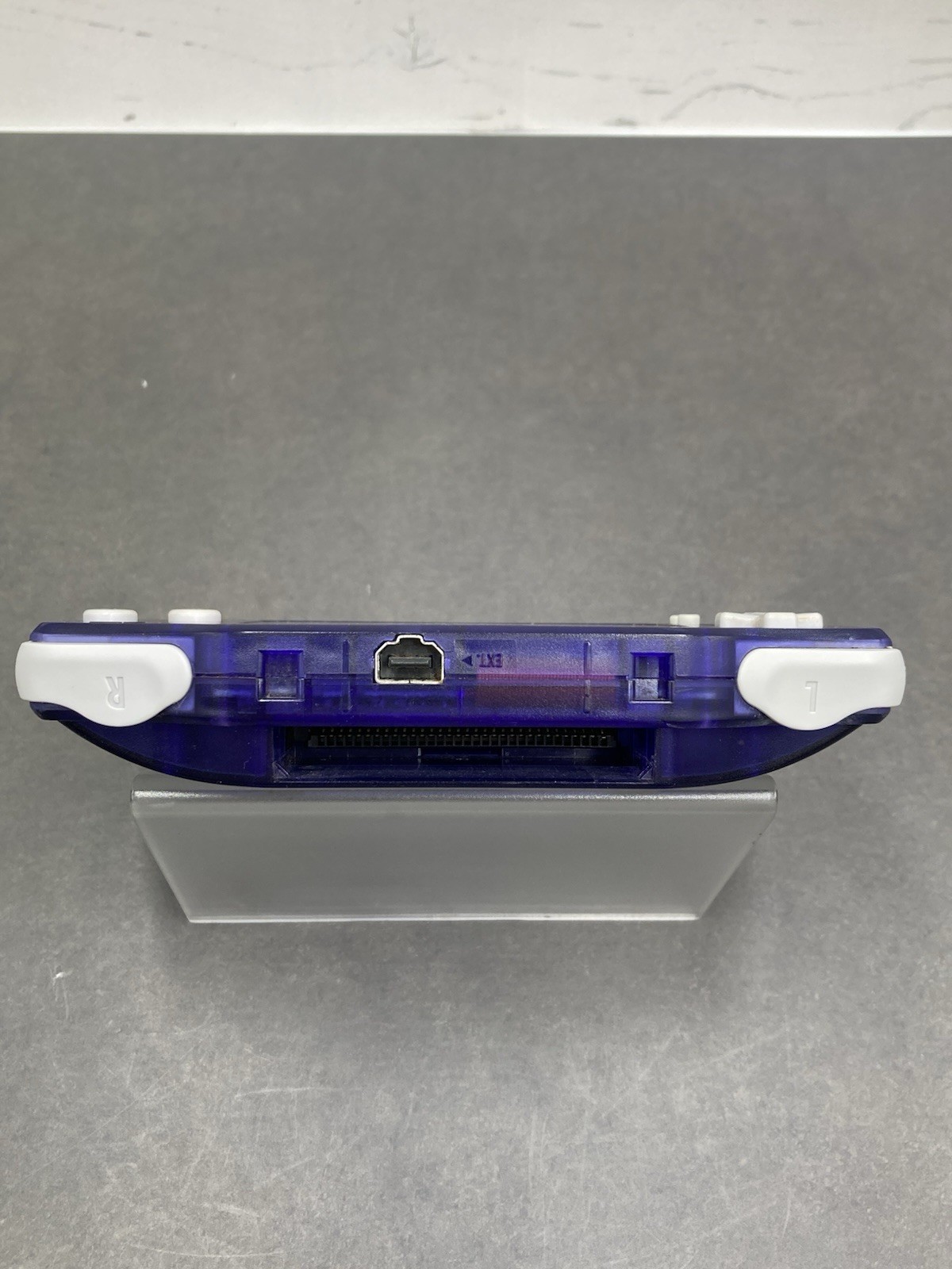 Nintendo Game Boy Advance AGB-001 Console Clear purple tested 0707-401