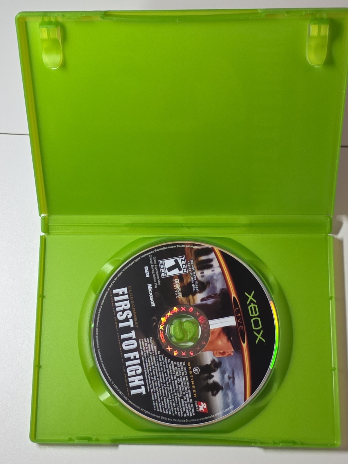 First to Fight – Original Xbox – Tested – No Manual