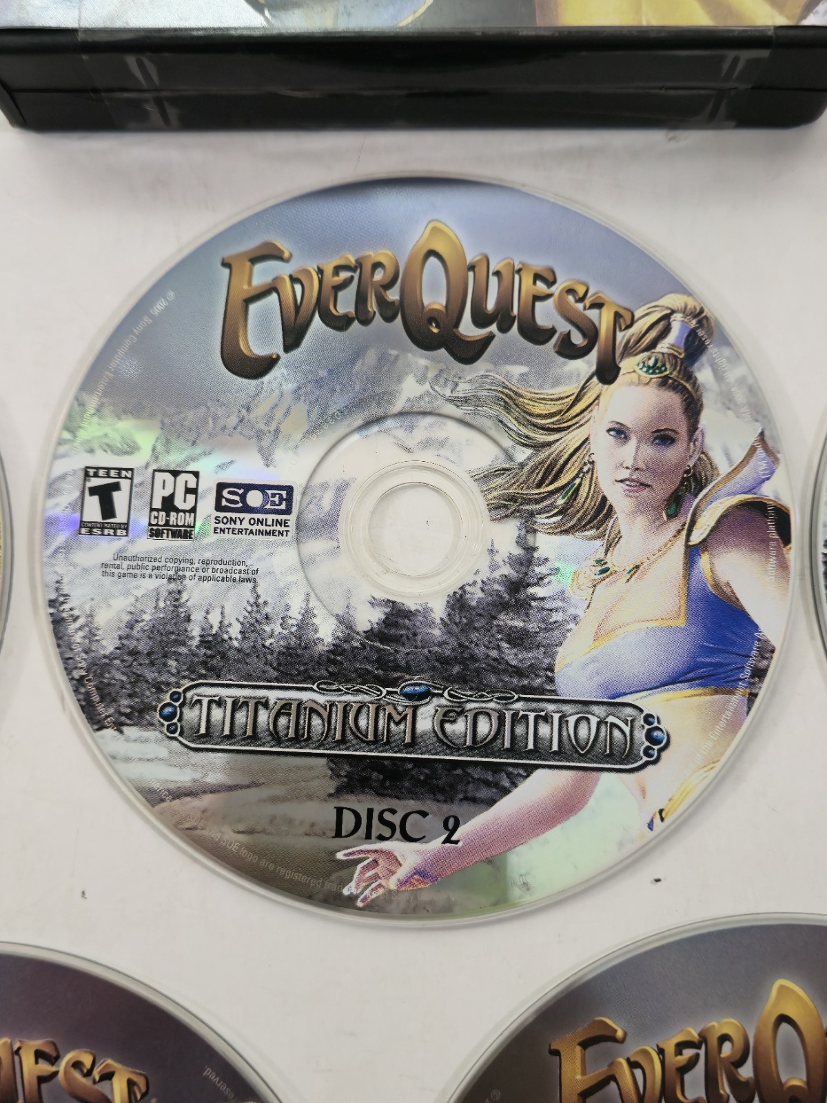 EverQuest Titanium Edition PC Windows 2006 5 Disc All Expansions Game MMORPG