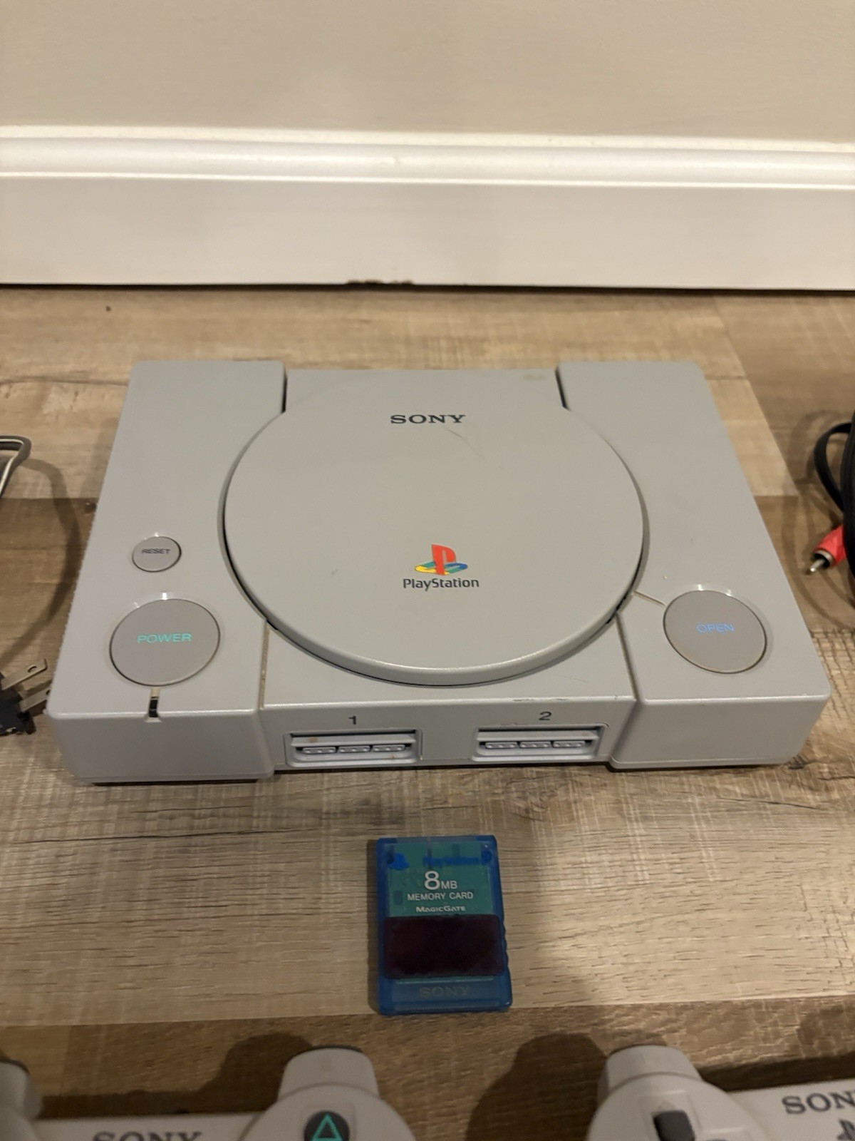 Sony PlayStation 1 Console PS1 SCPH-7501 Console Bundle 17 Games & 2 Controllers