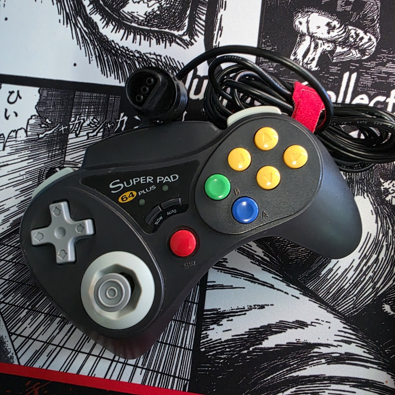 Super Pad 64 Plus Controller InterAct Black for Nintendo 64 N64