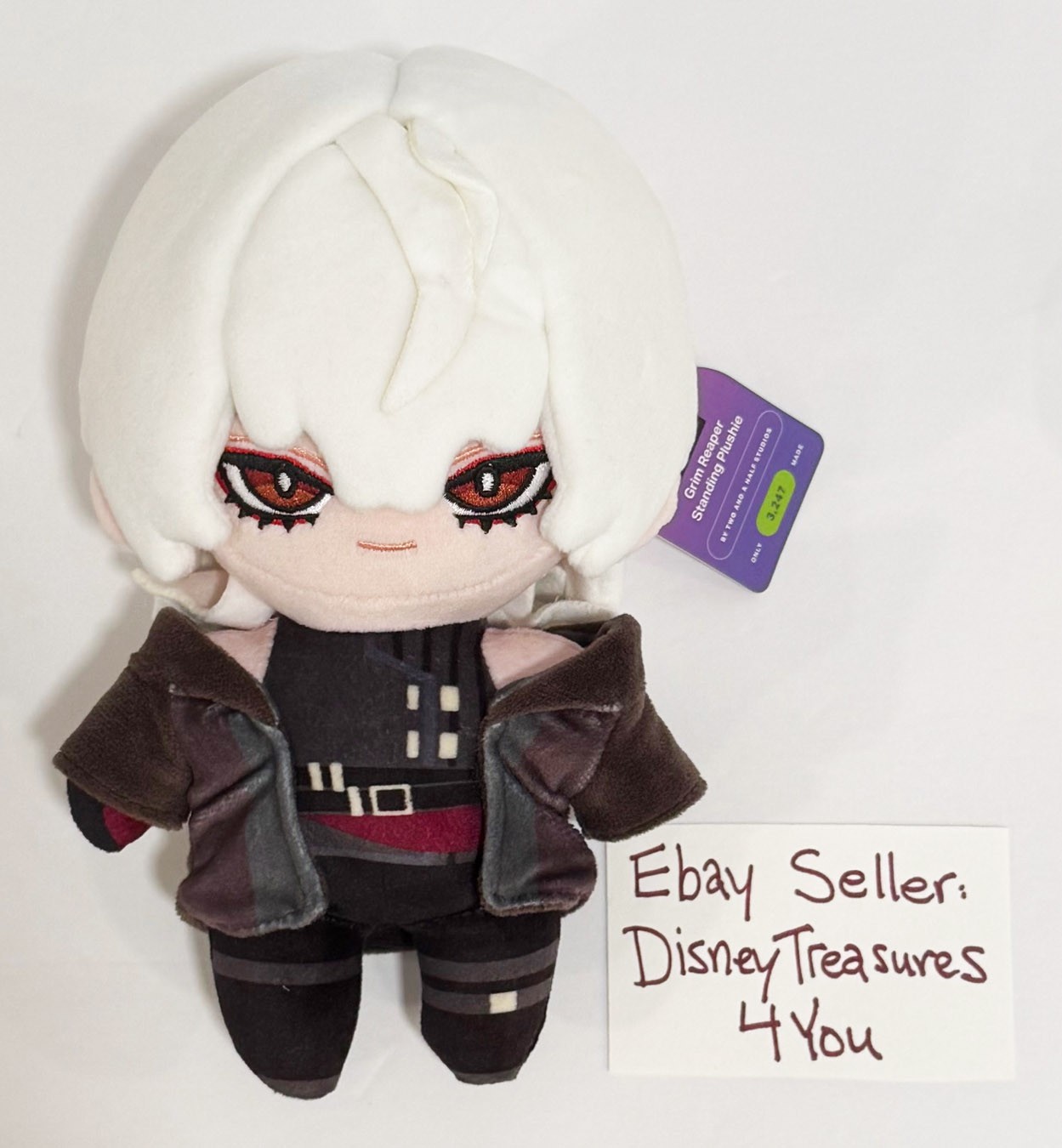 Makeship Grim Reaper Standing Plushie Date With Death Video Game Plush NEW Rare