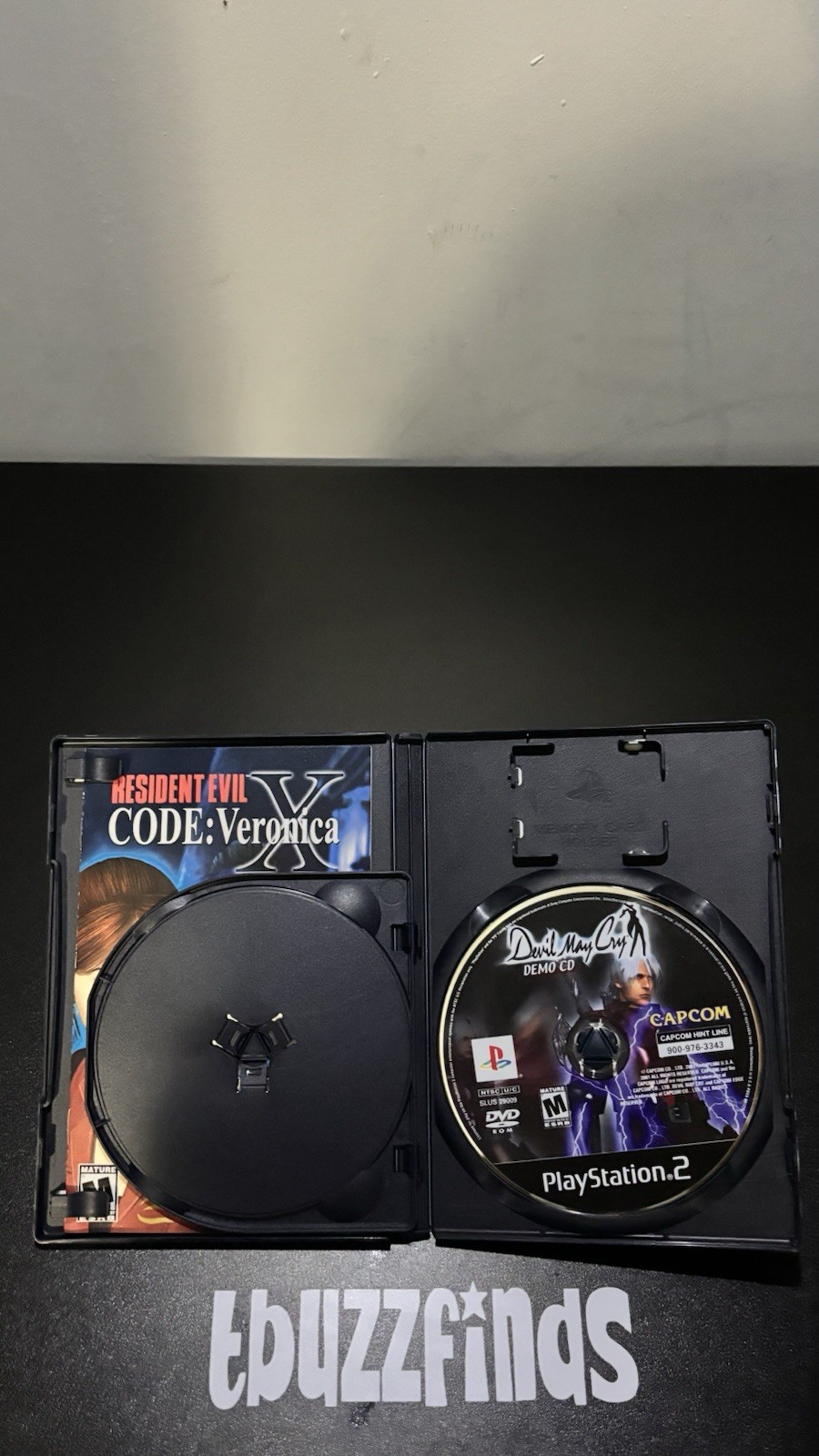 Resident Evil Code: Veronica X 5th Anniversary Edition PS2 (Manual, Demo)