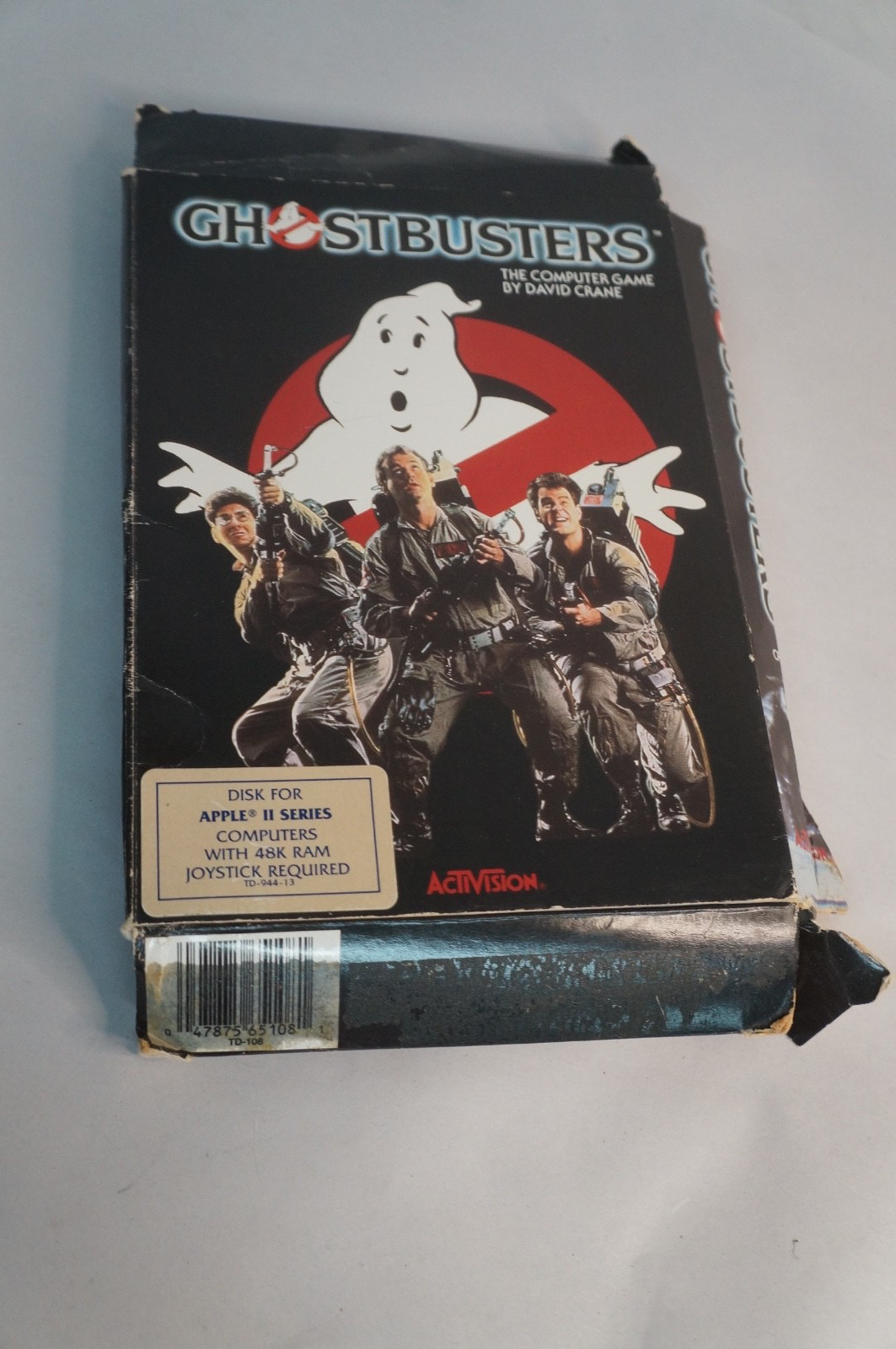 Ghostbusters 1984 Apple II 2 Series Computer Box & Disc