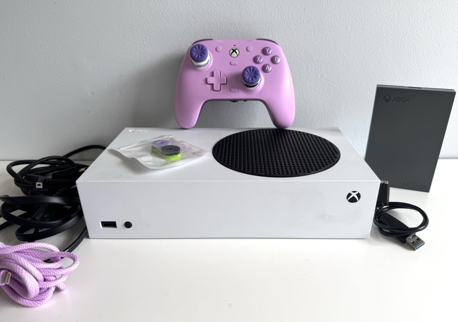Microsoft Xbox Series S 512GB Game Console w/ Controller /2TB Seagate Game Drive