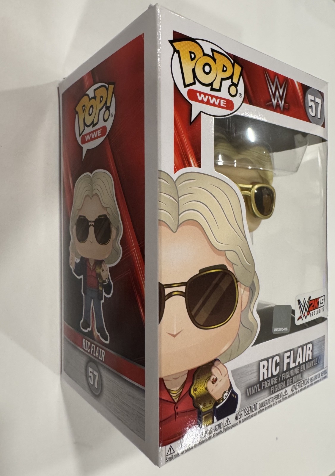 WWE 2K19 Ric Flair Wooooo! Edition Video Game Xbox One WWF Wrestling Funko Pop