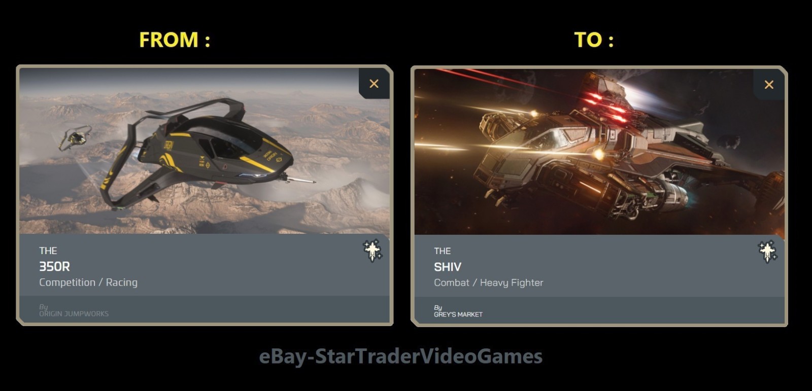 STAR CITIZEN – SHIP UPGRADE TO SHIV – CCU SELECTION