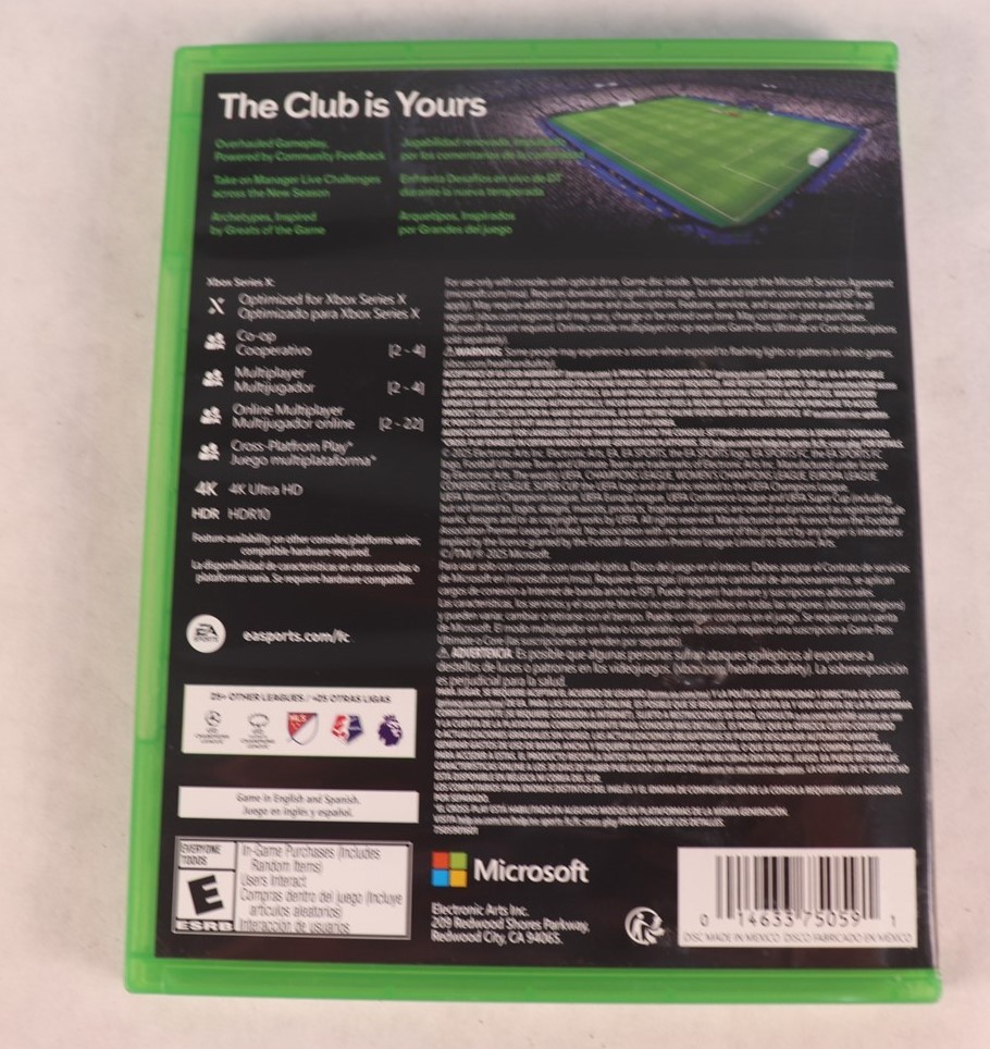 Xbox Series X Xbox One EA Sports FC26