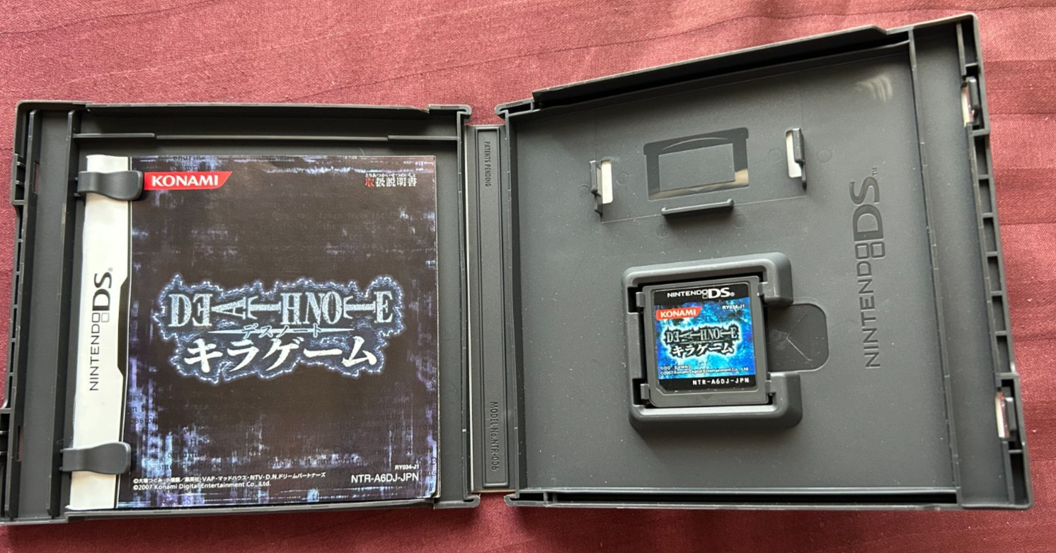 Death Note Kira Game & L wo Tsugumono & Rasen no Wana set Nintendo DS JAPAN