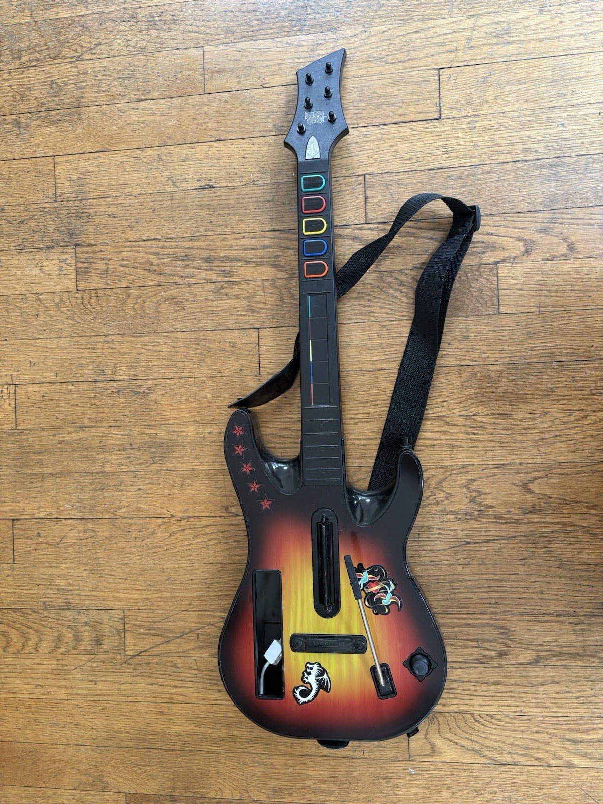 RedOctane Wireless Guitar Controller Nintendo Wii Guitar Hero 95455.805 Tested
