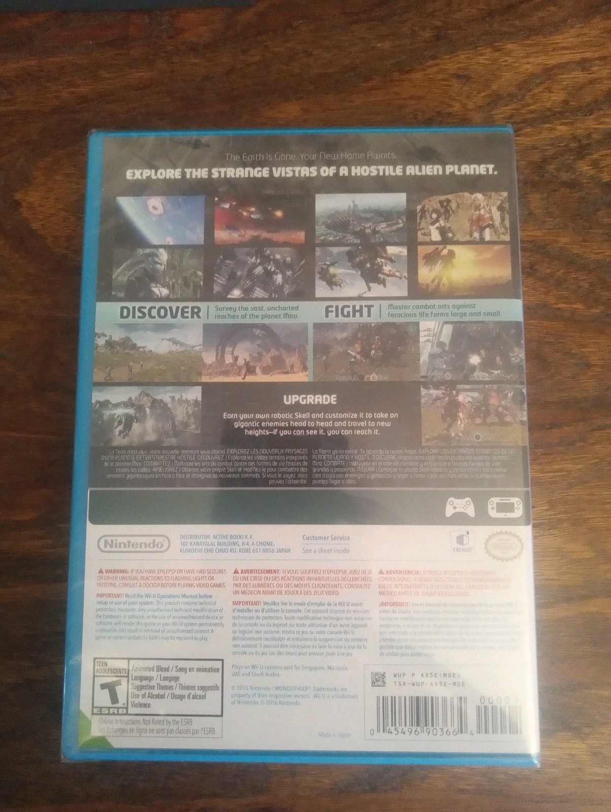 Xenoblade Chronicles X Nintendo Wii U New Sealed World Edition