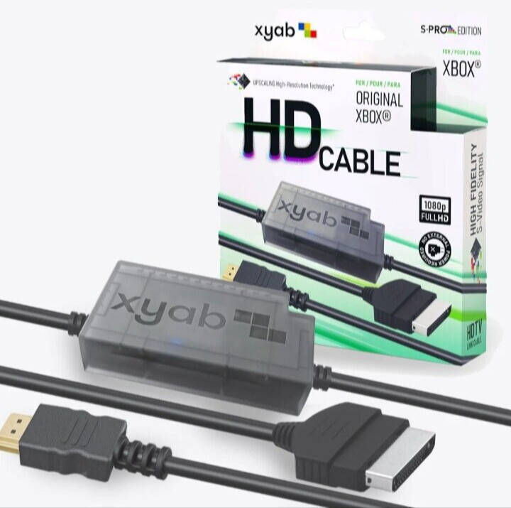Xbox to HDMI S-PRO HD Link Cable For Microsoft Original XBOX Plug and Play
