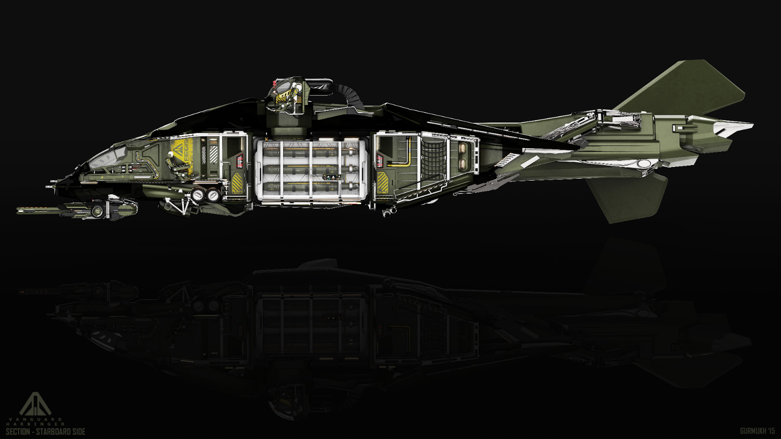 Star Citizen (PC, 2015) Retaliator Bomber to Vanguard Harbinger Upgrade