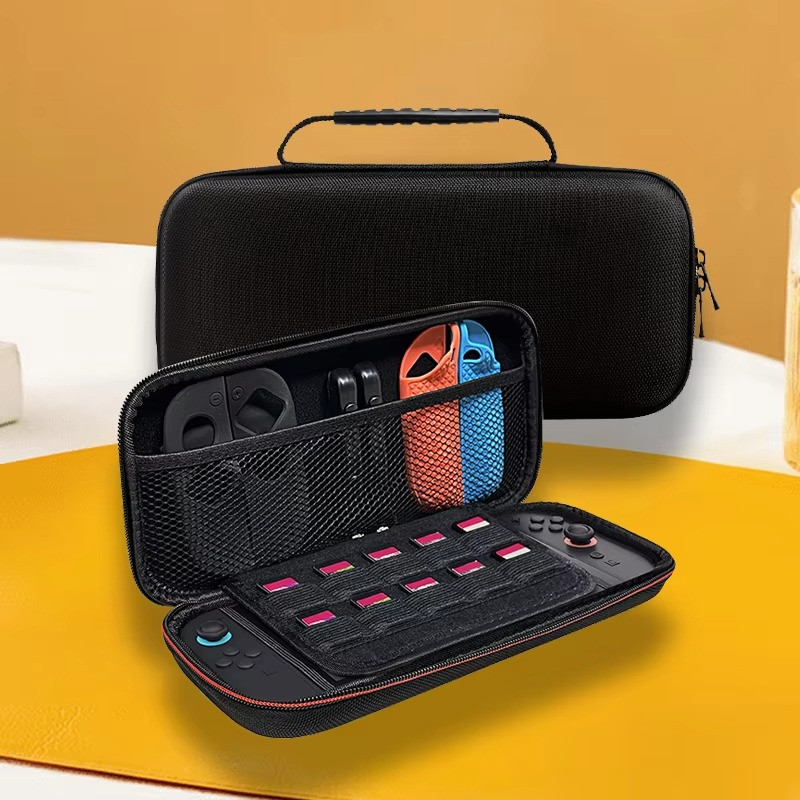 Hard Shell Travel Bag Case for Switch 2 Portable Storage Black