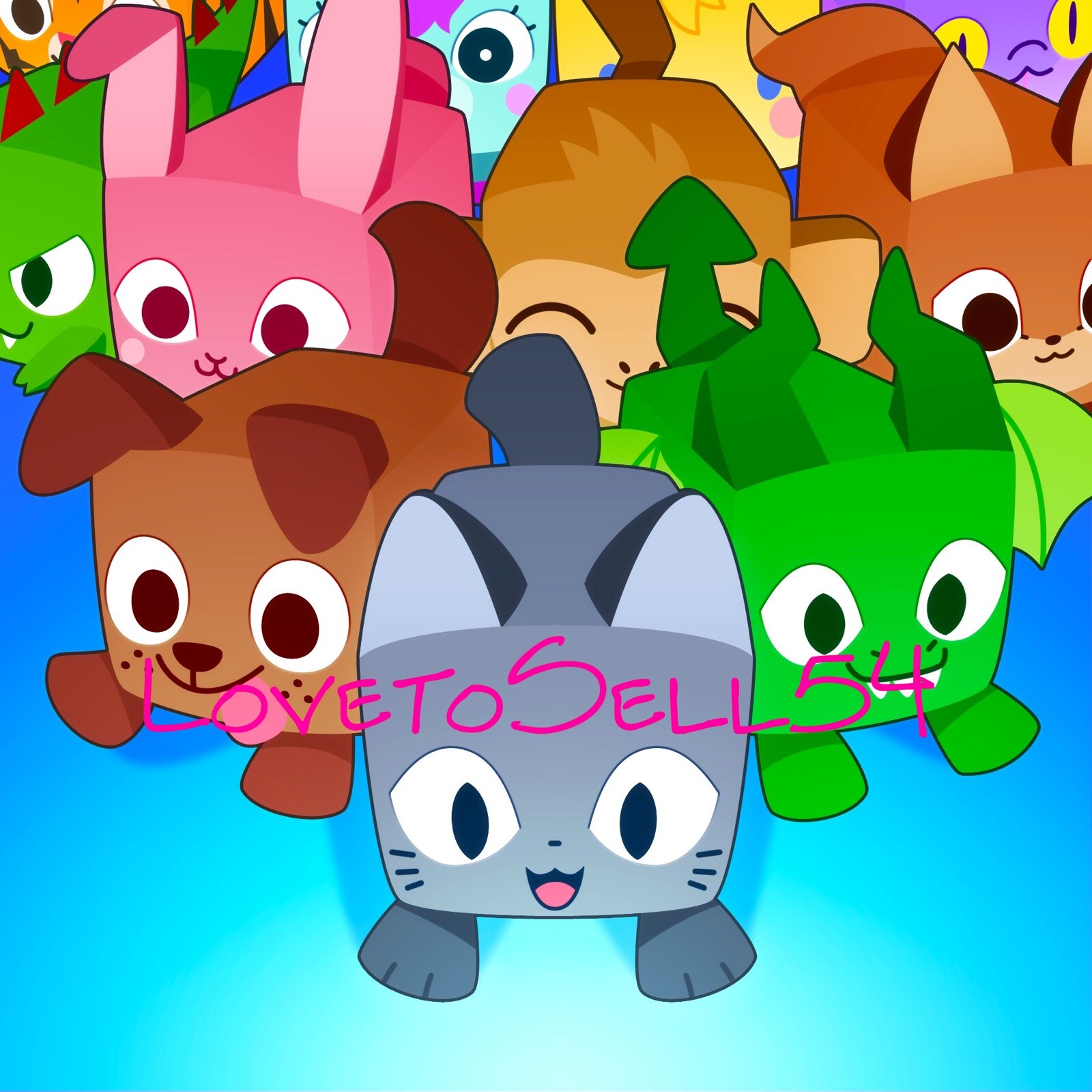 Pet Simulator 99 HUGES – PS99 – Pet Sim 99 – GEMS – GREAT PRICES