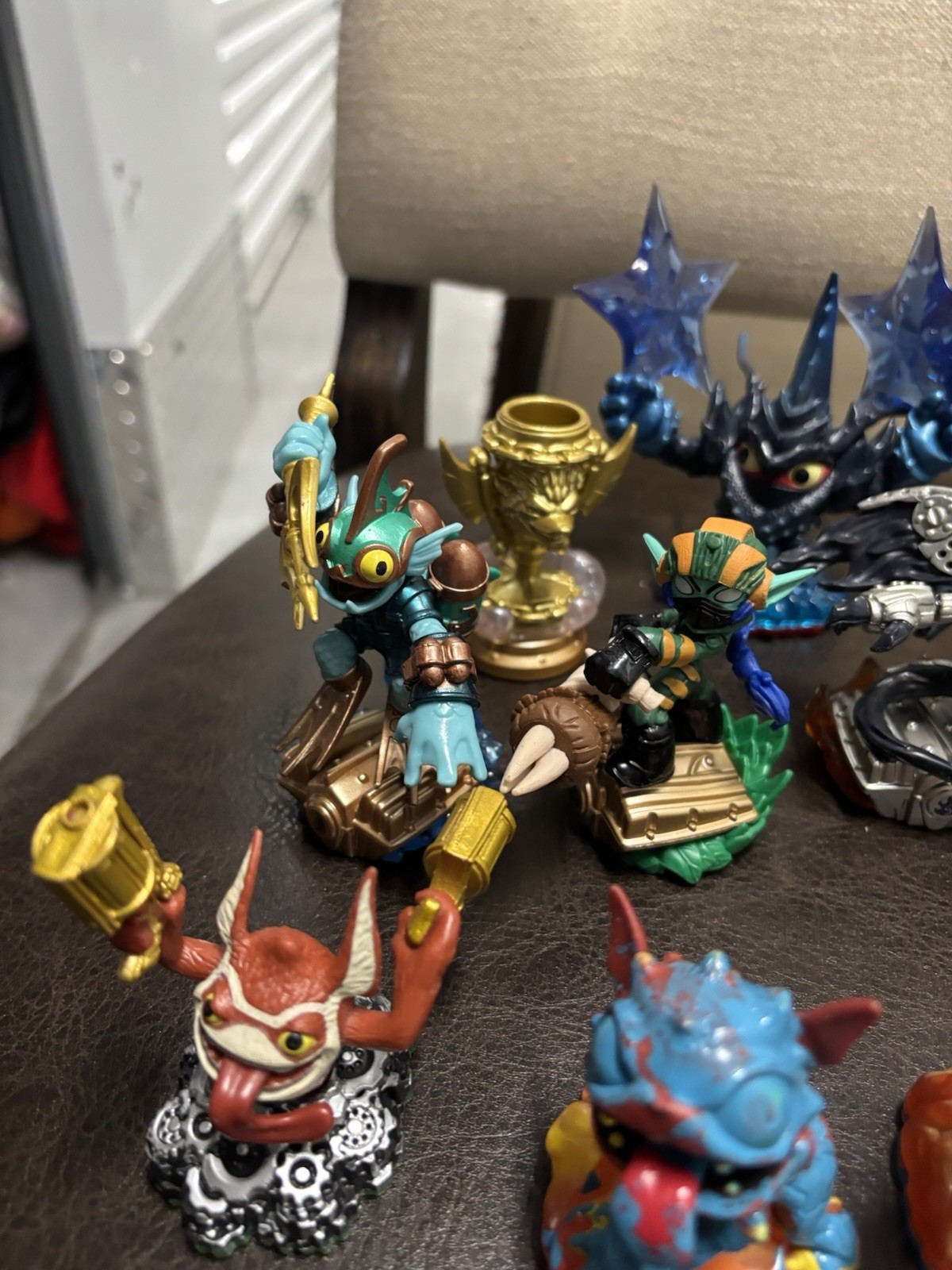 Skylanders Lot Legendary Ignitor Dark Spitfire Hot Dog Crypt Cruiser Tree Rex