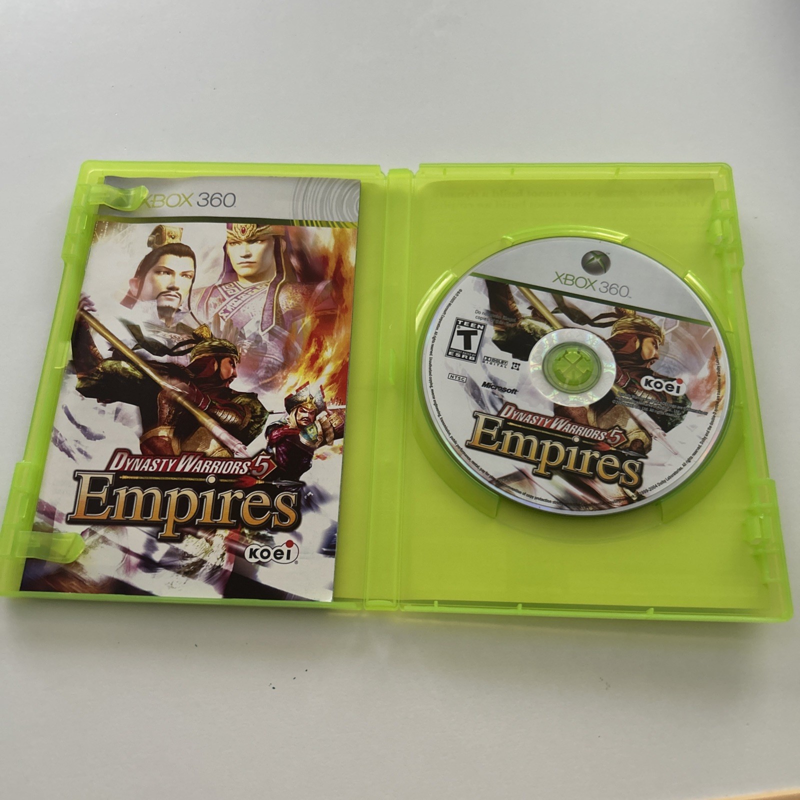 Dynasty Warriors 5: Empires (Microsoft Xbox 360, 2006) – European Version