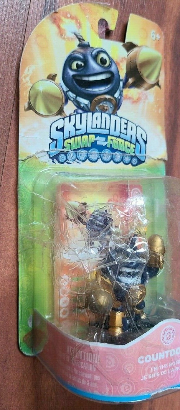 Skylanders Swap-Force COUNTDOWN Figure Blue NEW OPEN PACKAGE