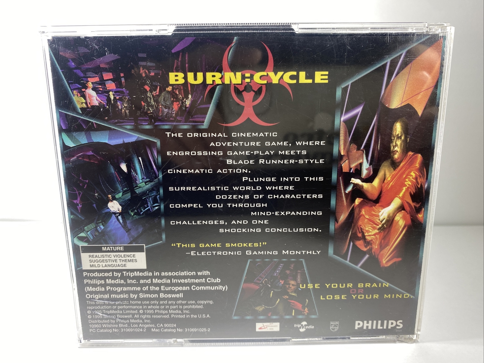 Burn Cycle (CD-ROM, 1995) Missing Music Disc