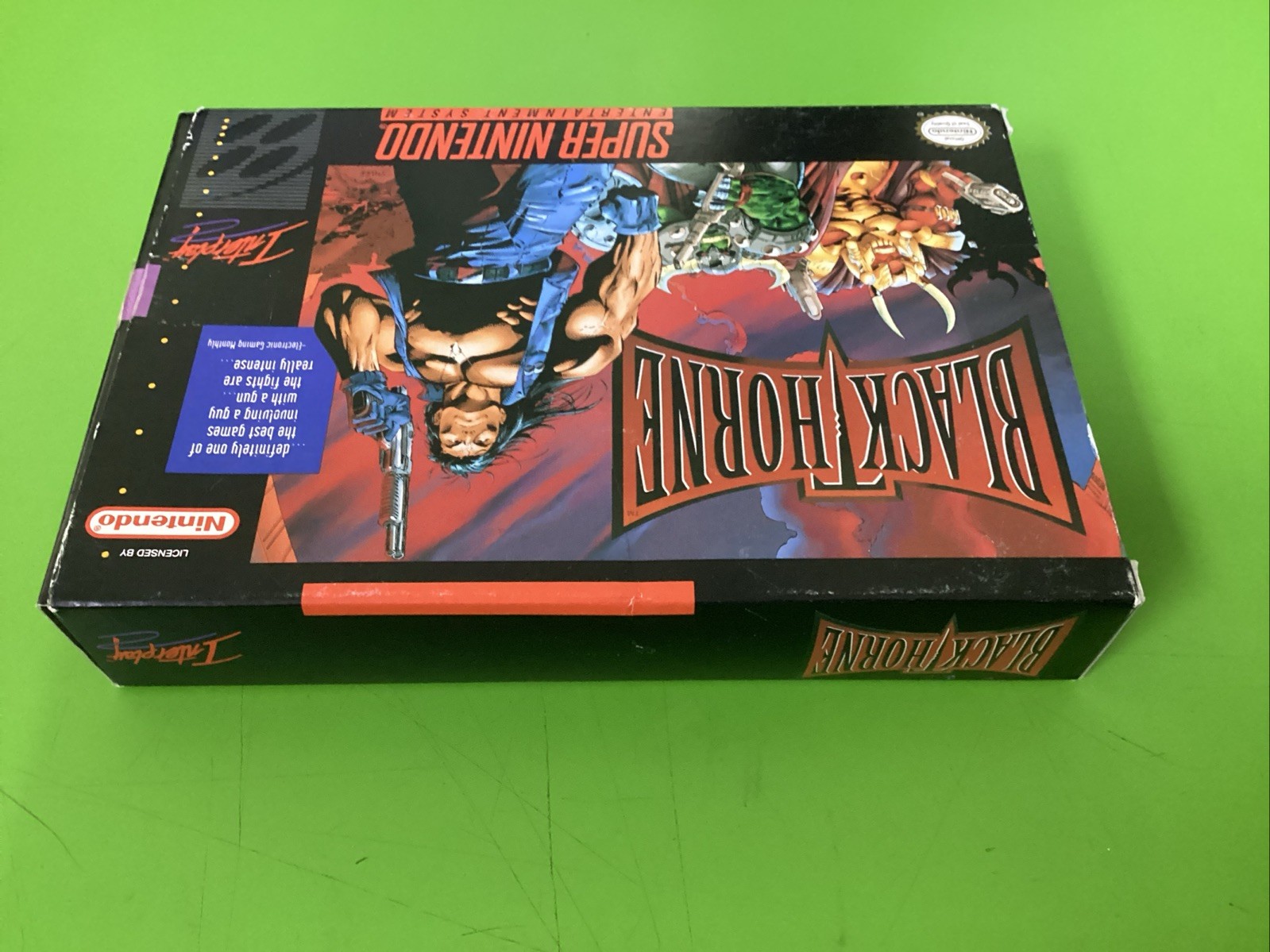 Blackthorne (SNES, 1994) CIB Manual Reg Card & Inserts Tested & Working