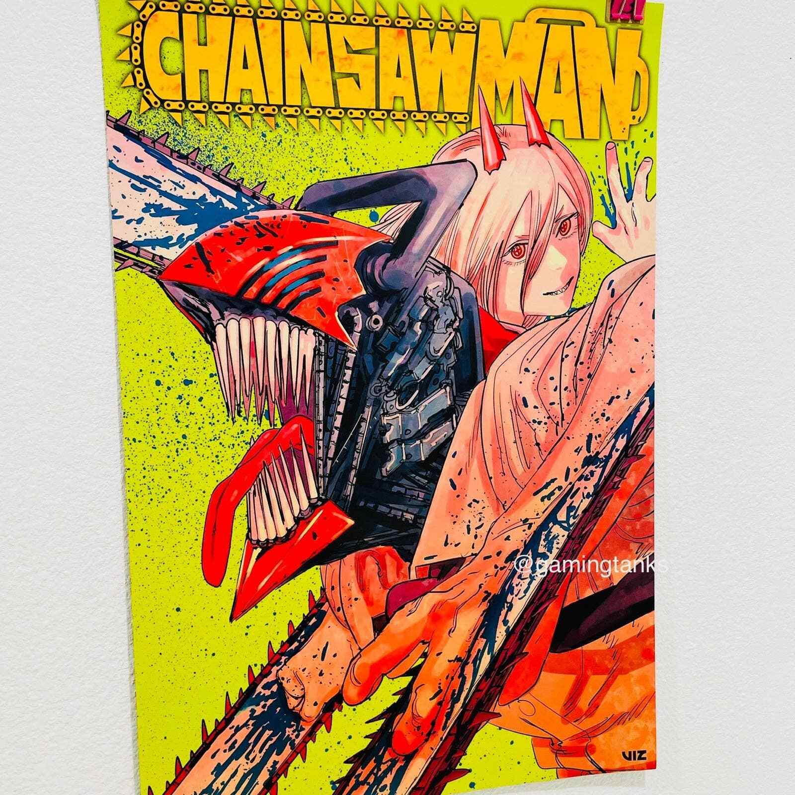 Anime Expo 2022 AX Chainsaw Man Poster Promo Exclusive Crunchyroll