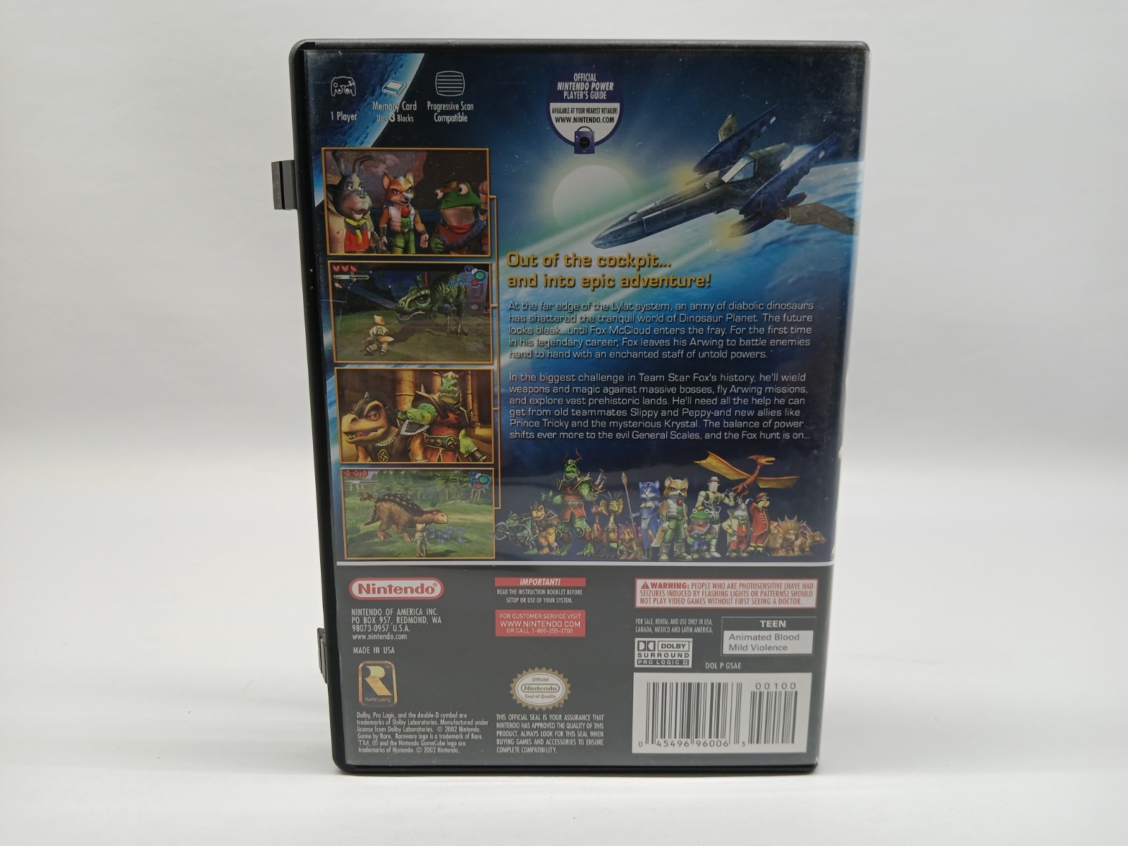 Starfox Adventures (Nintendo GameCube, 2002) CIB Black Label