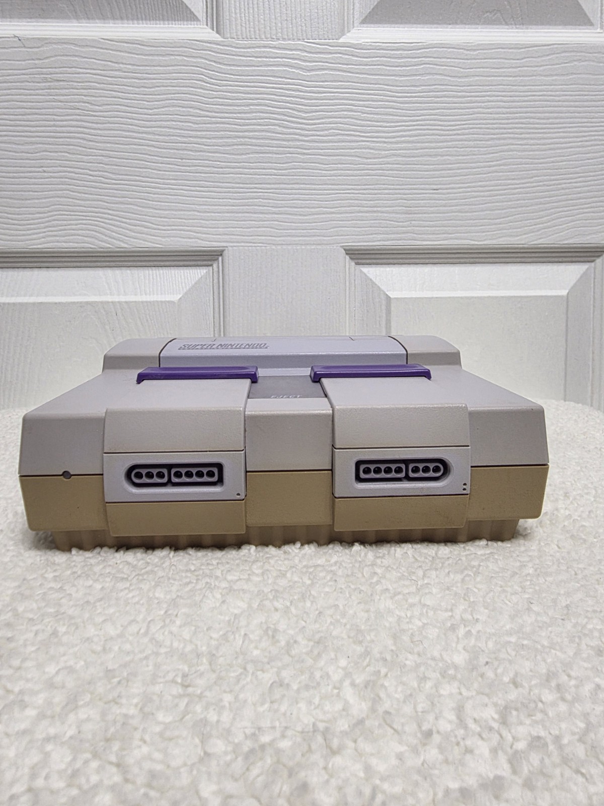 Super Nintendo SNES System Console Bundle w/ 2 Games (Tested & Working)