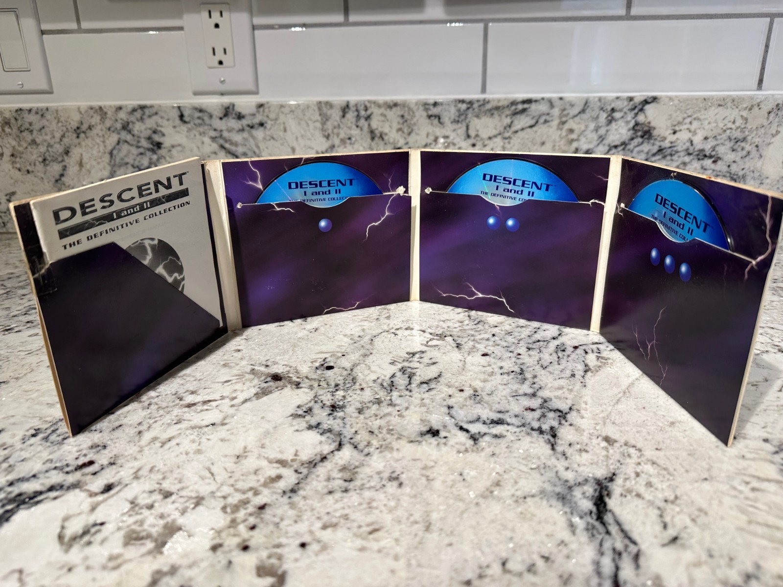 DESCENT I & II: The Definitive Collection PC 1997 Interplay Parallax 3 Disc Game