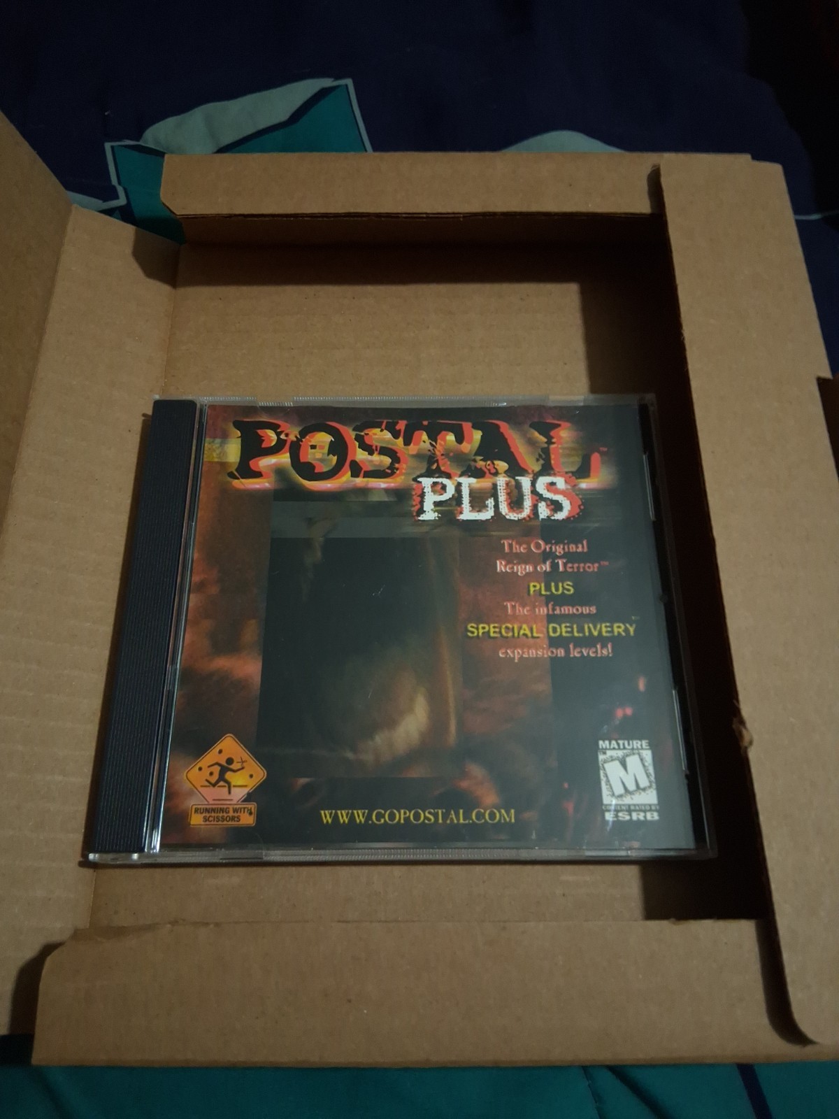 Postal Plus (PC, 2001) Big Box Game CIB Running With Scissors Softek RARE