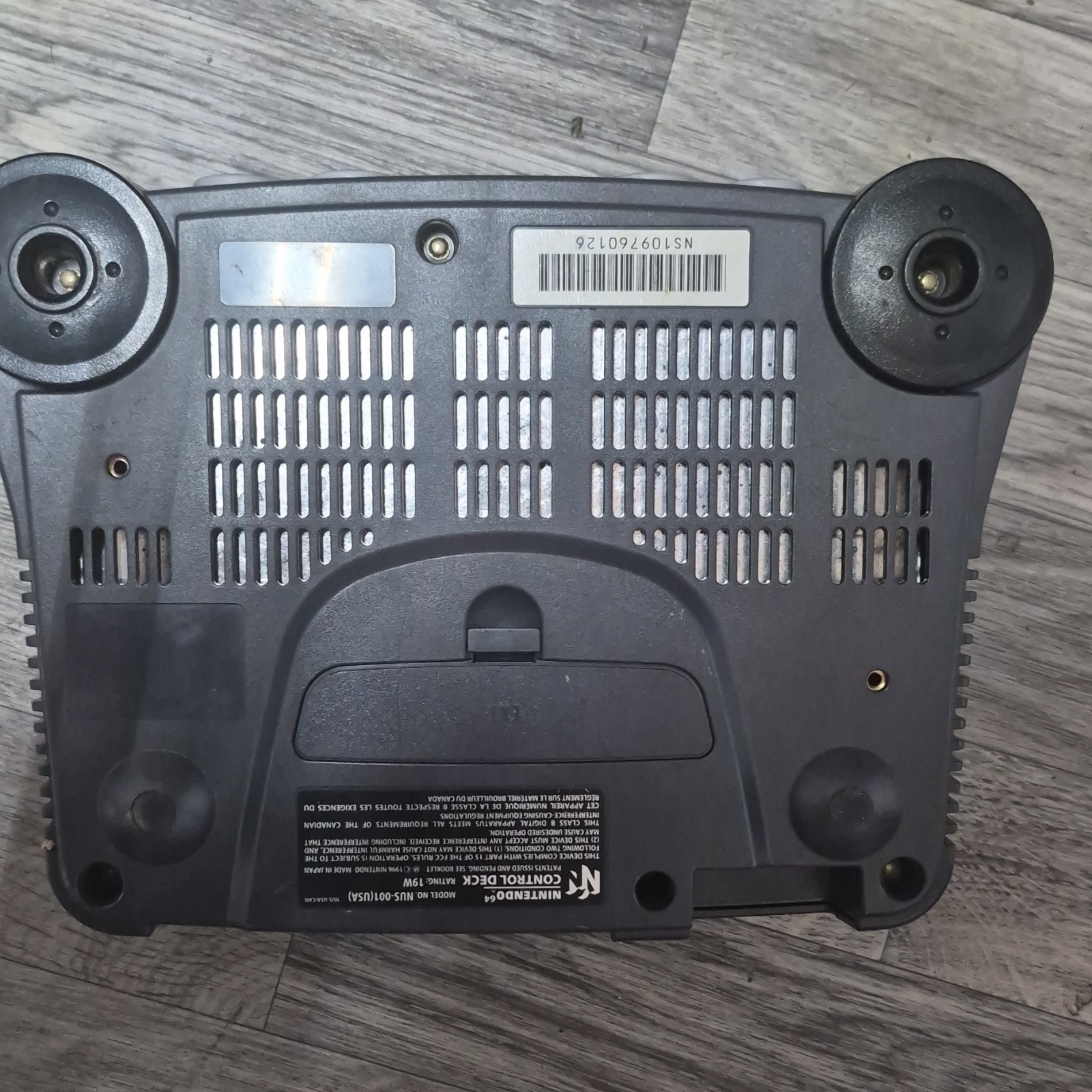 Nintendo 64 NUS-001(USA) Home Console Gray Expansion Pak NTSC-U/C Composite