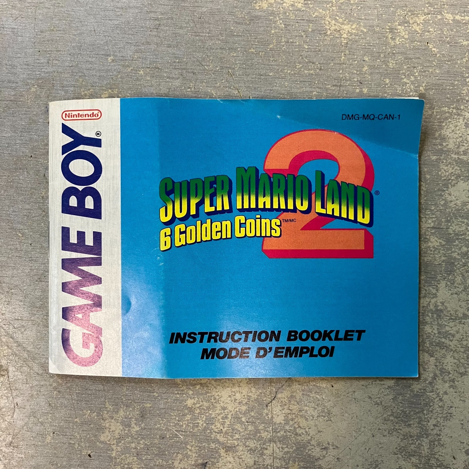 Super Mario Land 2: 6 Golden Coins CIB Canada Variant (GameBoy, 1992)