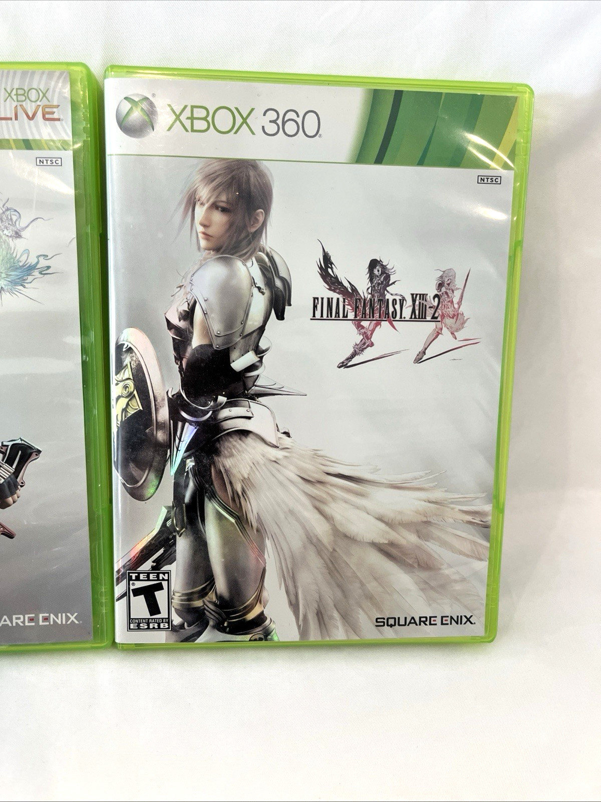 Final Fantasy XIII & XIII-2 Xbox 360 CIB w/Manuals & Discs Works