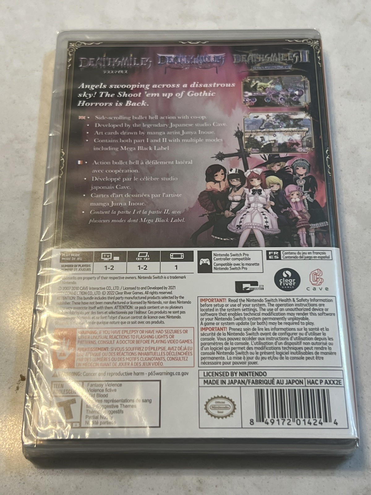 Deathsmiles I & II Switch (Multi Language) City Connection Games Edition
