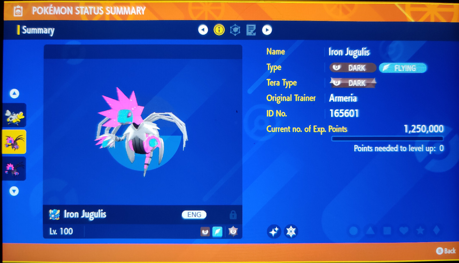 Pokemon Scarlet and Violet ~ Shiny 6IV Paradox Pokemon ~ All Violet Exclusives