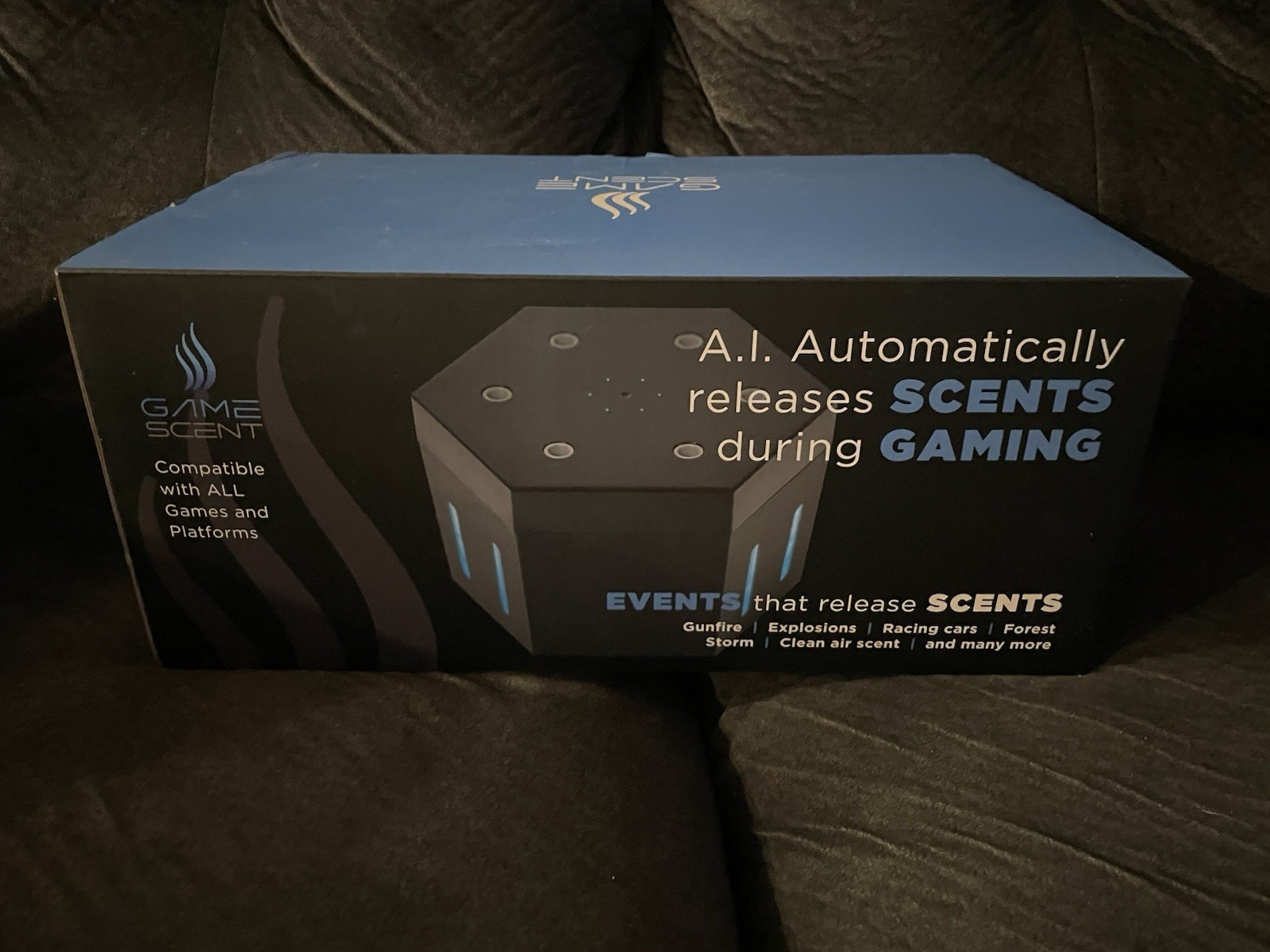 GameScent AI Scent Atomizer For All Video Game Consoles w/ 6 Scents