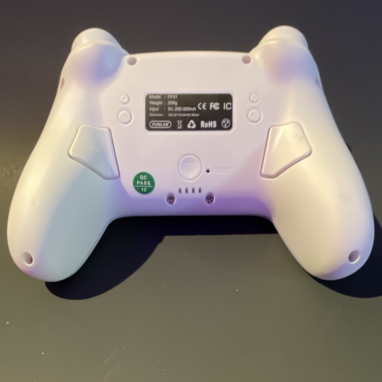 FUNLAB Firefly Wireless Switch/Switch2 Controller, White, Illuminated LED, USB-C
