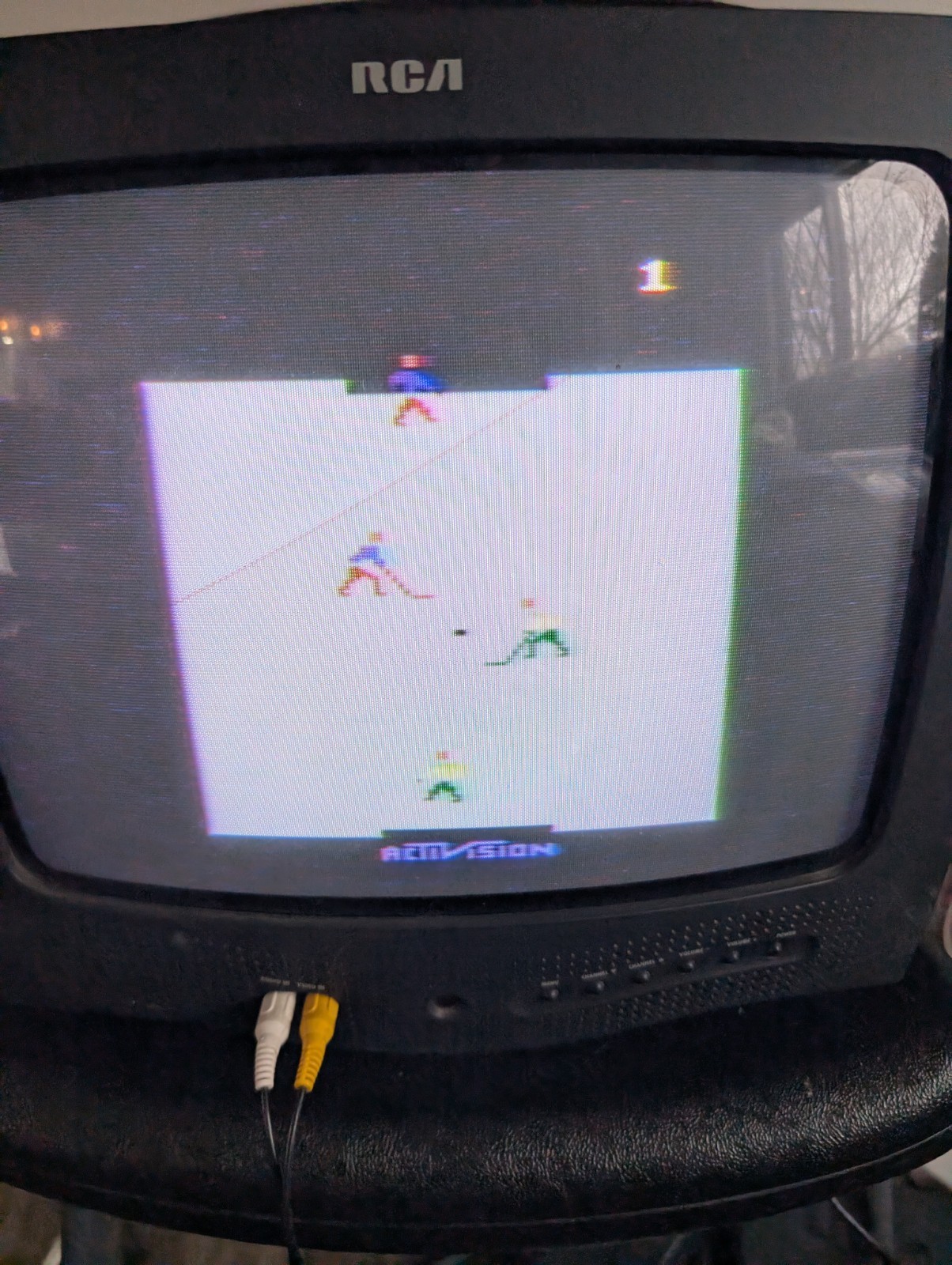 Atari 2600 Ice Hockey (1981) W/ Manual? Tested & Working! Free Shipping!
