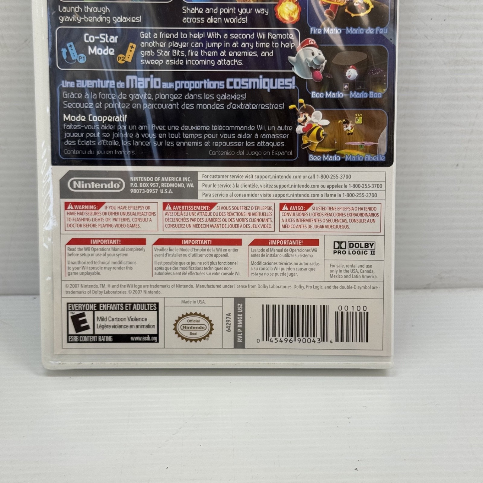Super Mario Galaxy Nintendo Wii First Print Sealed New Authentic See Pictures!