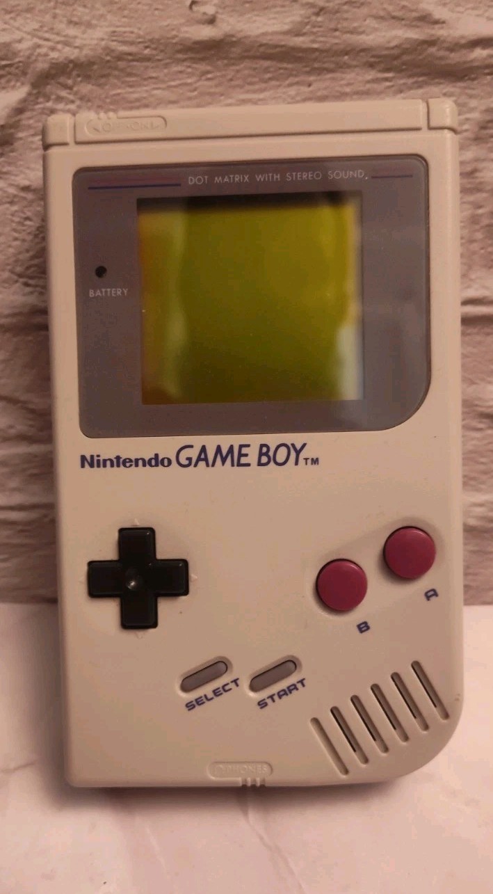 Nintendo Game Boy Launch Edition Handheld System Original GB Gray Tested!