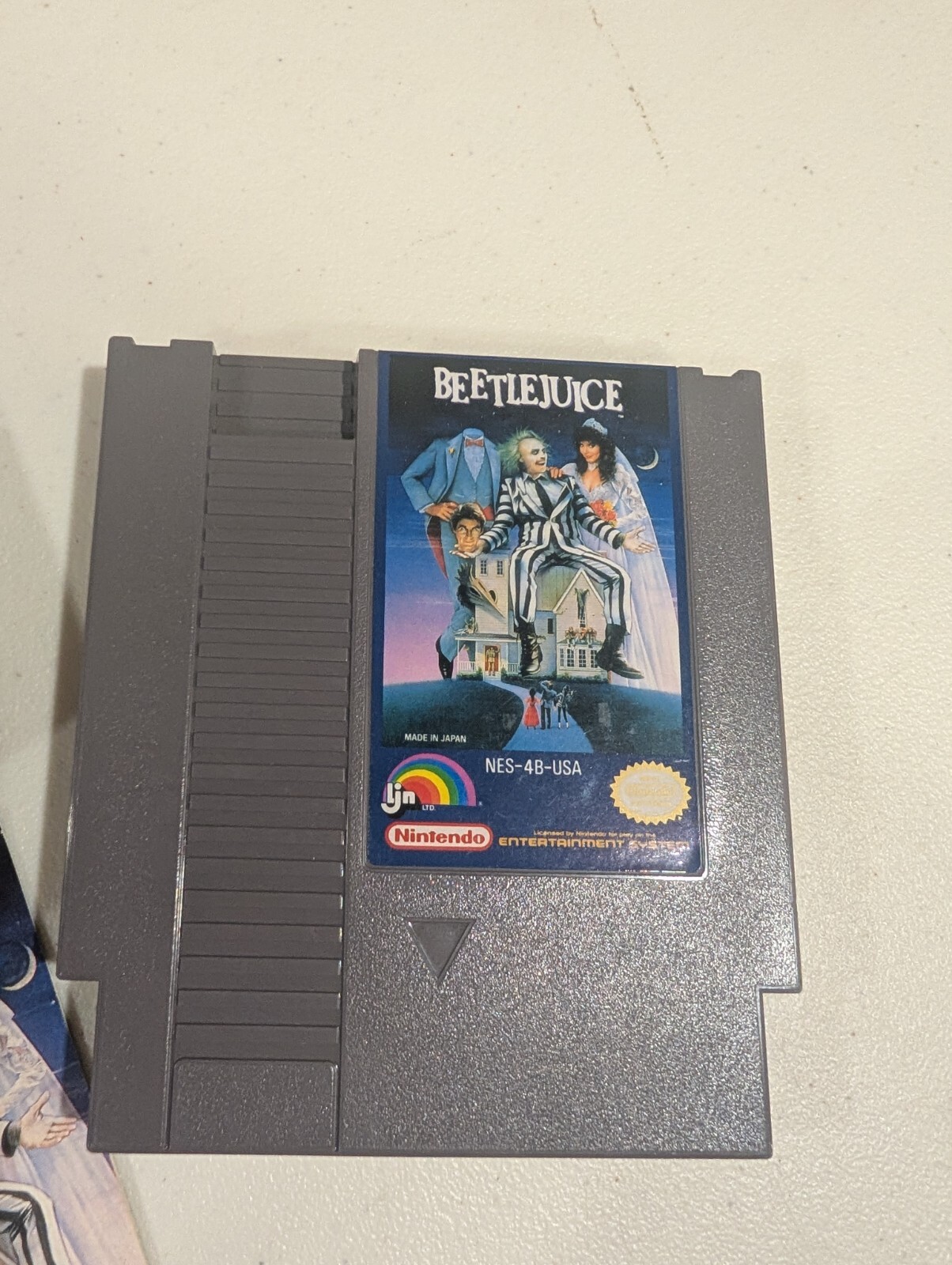 Beetlejuice (Nintendo Entertainment System, 1991) NES COMPLETE with Box & Manual