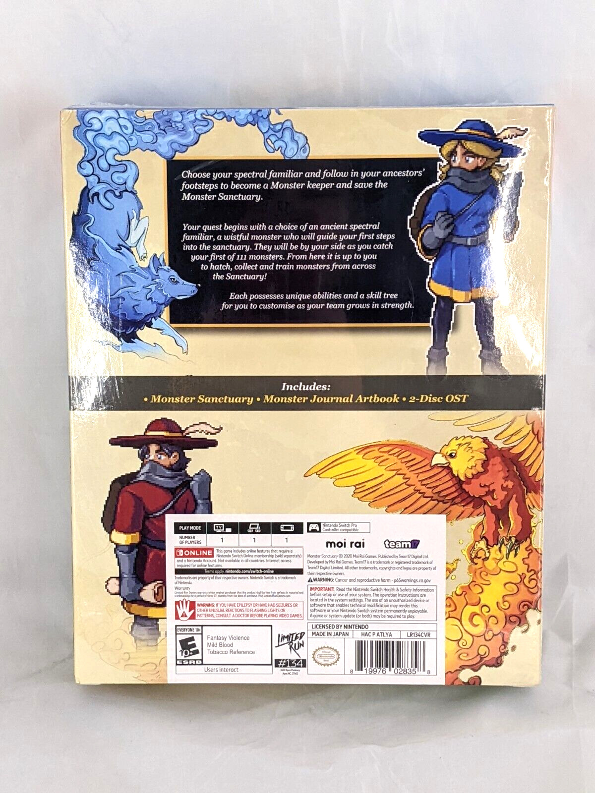 Monster Sanctuary Collector’s Edition + Trading Card #061 Nintendo Switch