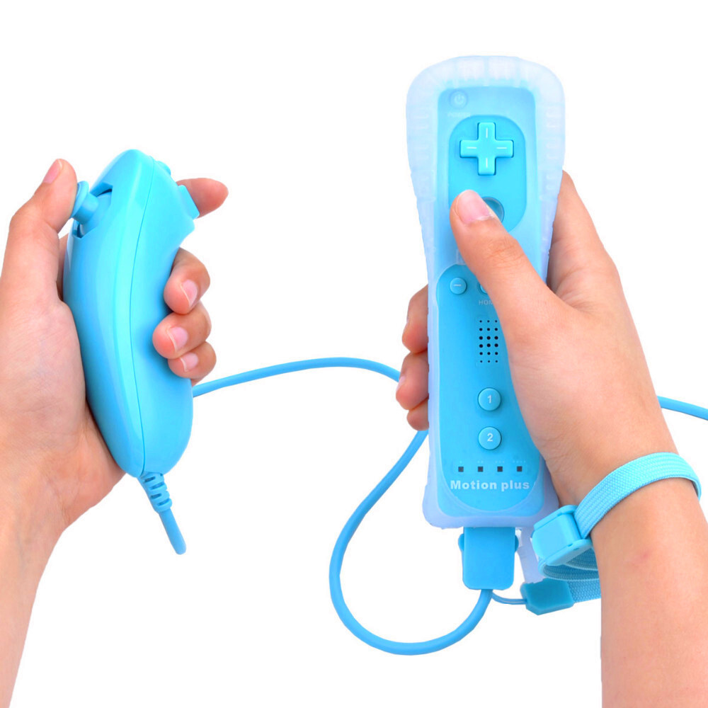 Motion Plus Wii Remote Controller and Nunchuck for Wii/Wii U Console Video Games