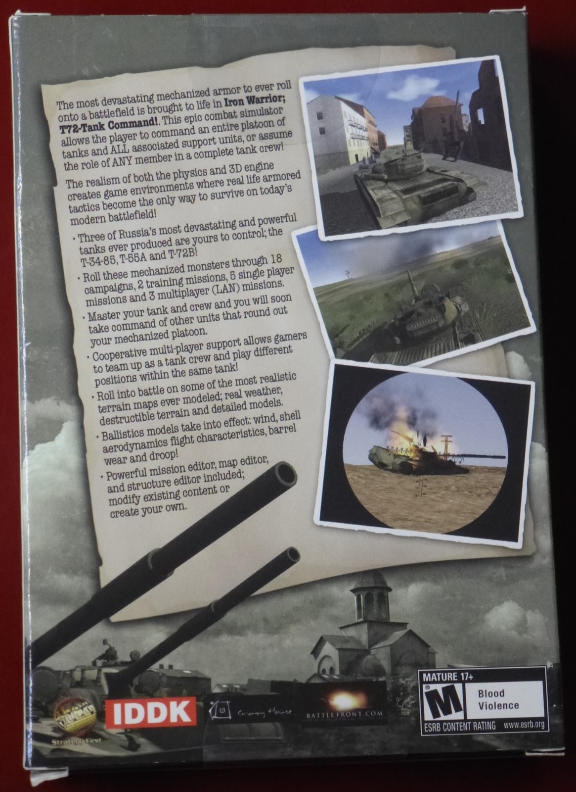 Video Game PC Iron Warriors T72 Tank Command NEW SEALED Box