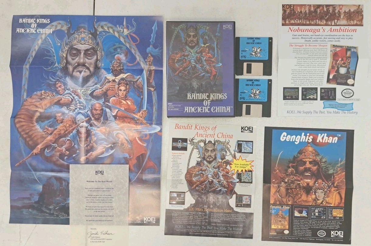 KOEI Amiga 1989-VTG-Bandit Kings Of Ancient China