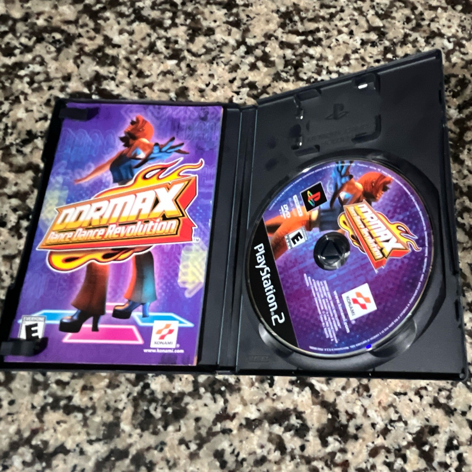 Konami DDRMAX: Dance Dance Revolution Sony PlayStation 2 PS2 (2001) w/ Manual
