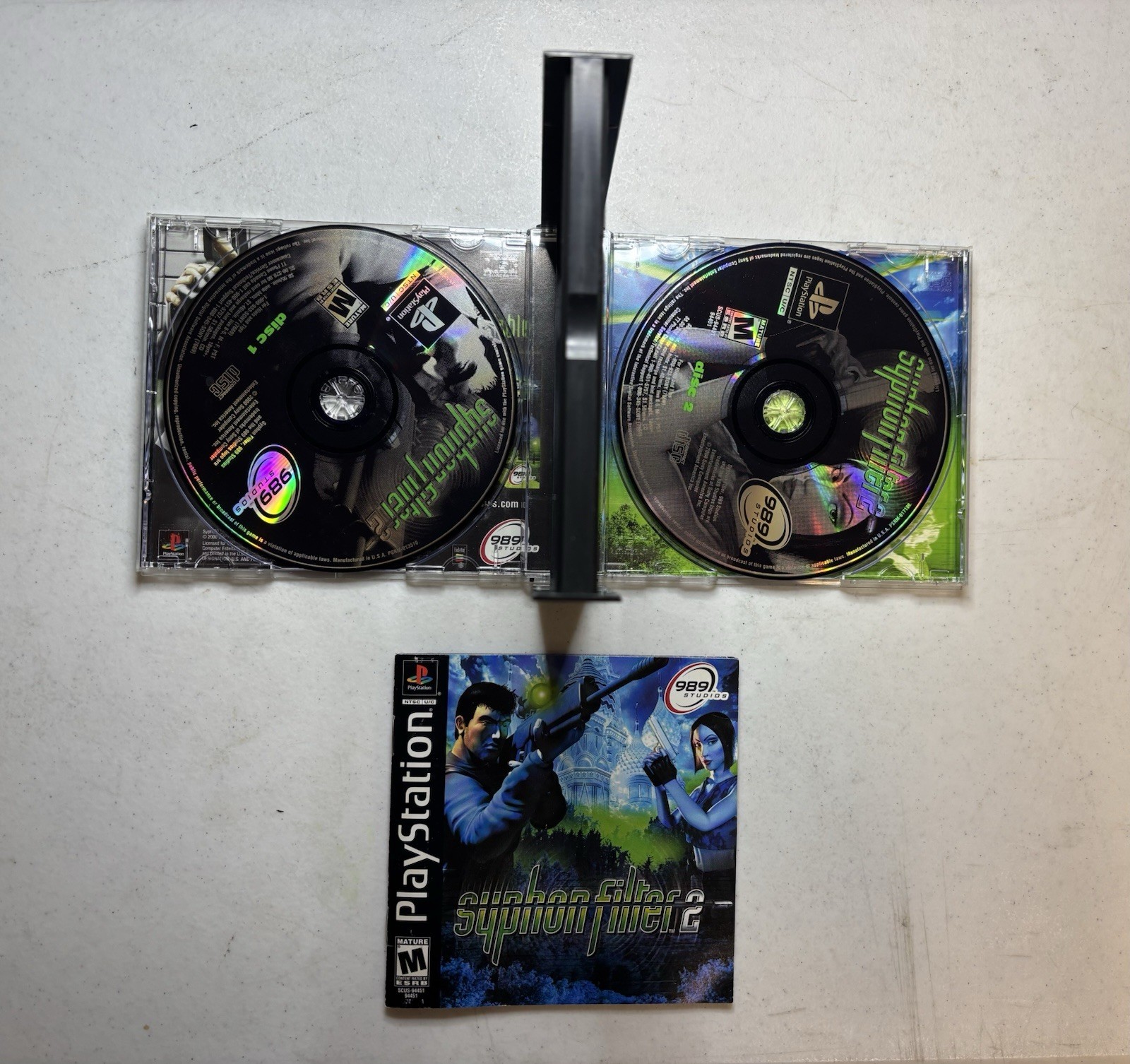 PlayStation Syphon Filter Bundle (1,2,3) PS1 Games CIB Complete in Box TESTED