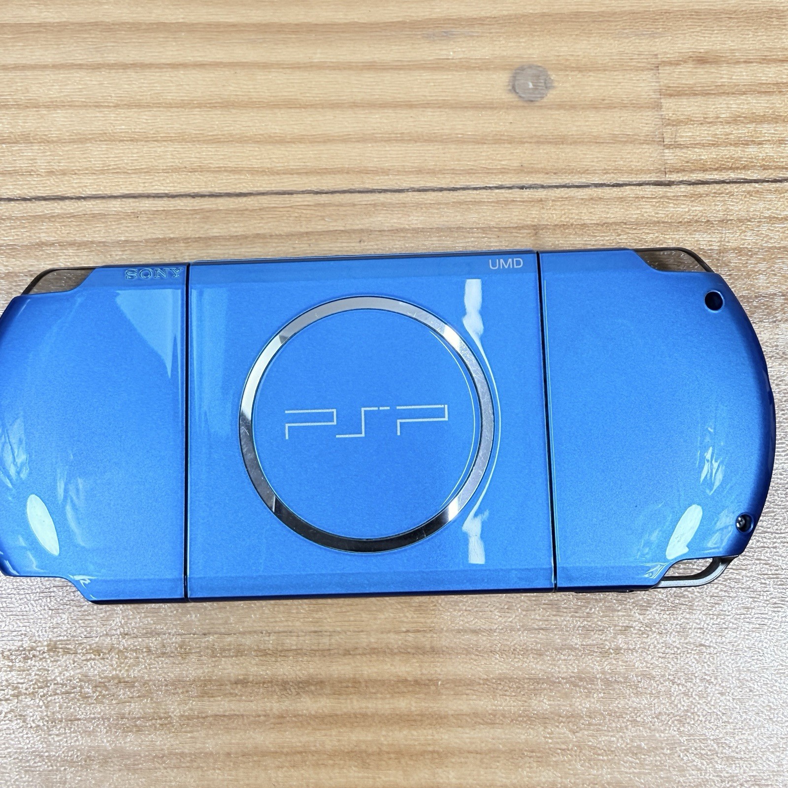 (Lot of 1) Sony PSP-3000 Console Blue 1GB Memory OEM Adapter New Battery Used